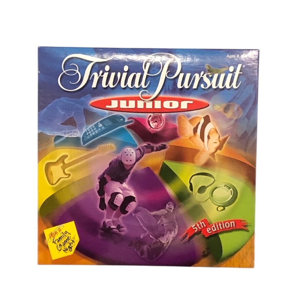 TRIVIAL PURSUIT JUNIOR 5TH EDITION - NEVER USED